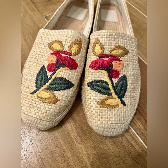 Tory Burch Raffia Flat Espadrilles 9.5 - Picture 4 of 8
